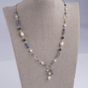 Collar de Perlas de Agua Dulce Naturales, Diseño de Sonrisa, Estilo Coreano, Nuevo, Moderno, con Cuentas, Cadena para Suéter, Simple y Elegante, Popular en Internet - Product Image 4