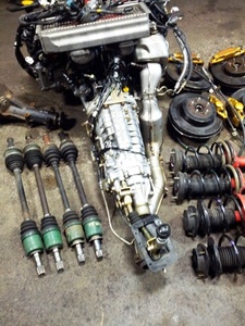 เครื่องยนต์ JDM Subaru WRX STI EJ20T พร้อมเทอร์โบแบบ Twin Scroll VF37 เกียร์ DCCD 6 สปีด ชุดช่วงล่าง ใช้สำหรับเปลี่ยนซ่อม - Product Image 5
