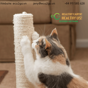 Condo et arbre d'activités pour chat en bois de design haut de gamme, matériaux naturels, produits pour animaux de compagnie en gros - Product Image 1
