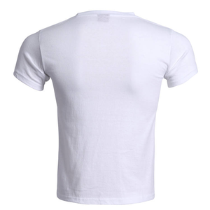 รับผลิตเสื้อยืดผู้ชายแบบสั่งทำ แบรนด์ของคุณเอง ผ้าฝ้ายนุ่ม คอกลม โรงงานผลิตโดยตรง รับผลิตแบบ OEM สำหรับส่งออก - Product Image 2