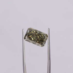 Diamante Sintético de Laboratorio con Corte Radiante Gris Fantasía de 2 a 5 Quilates, Piedra Suelta con Certificación IGI, Diamante CVD VS1 VVS - Product Image 1