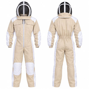 Traje de Apicultura de Poliéster Transpirable de Alto Rendimiento, Ropa Protectora Ventilada con Cinta Reflectante FR y Velo Protector - Product Image 1