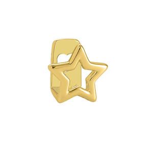 เครื่องประดับฟันรูปทรงกากบาท Jewelux ดีไซน์สวยหรู ประดับเพชรเจียระไนแบบ Brilliant Cut ตัวเรือนเงินแท้ 925 ชุบเงิน เหมาะสำหรับทุกเพศทุกวัย ใช้ในงานศาสนา งานปาร์ตี้ หรือแฟชั่น - Product Image 2