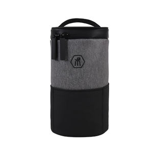 Premium <b>Splicing</b> Business Bucket Toiletry Bag Business Casual Style Zipper <b>Machine</b> Sewing Oxford Fabric Panelled Pattern - Product Image 3