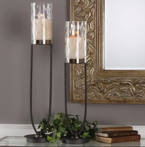 Modern Glass <b>Candle</b> Stand Cylinder Shape Heat Resistant Home Decoration Centerpiece for Dining and Living Room - Product Image 3