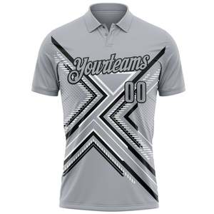 เสื้อโปโลทีมกอล์ฟแบบกำหนดเอง พร้อมโลโก้ ชื่อ และหมายเลขส่วนตัว ผ้าโพลีเอสเตอร์แห้งเร็ว ประสิทธิภาพสูง รับผลิตแบบ OEM ODM จากโรงงาน - Product Image 2