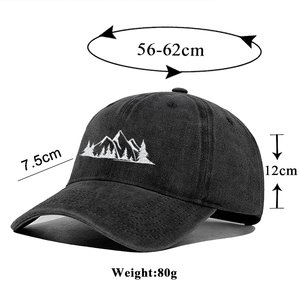 High Quality Cotton Baseball <b>Caps</b> for Men Women Best Design Fashionable Customized Logo Breathable <b>Waterproof</b> Adjustable - Product Image 2