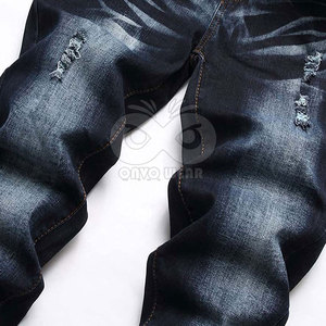 Jeans déchirés pour hommes de haute qualité, couleur unie, best-seller, pour adultes - Product Image 5