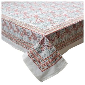 Manteles Rectangulares de Algodón con Estampado Floral, para 8-10 Personas, 180 x 270 cm, Lavables, con Diseño de Lirios Lilas Tango - Product Image 3