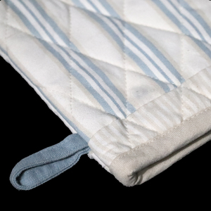 Mitaine de four professionnelle à rayures teintes en fil Gant de four de haute qualité pour fournisseur de cuisine en Inde - Product Image 5