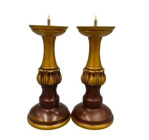 Porte-bougie en bois sophistiqué, accessoire artisanal unique pour les intérieurs de luxe, les mariages et les décors décoratifs - Product Image 1