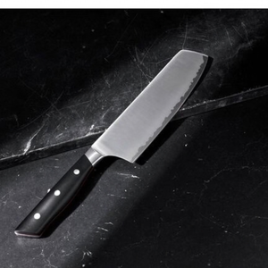 Couteaux à découper chinois à manche noir, en acier inoxydable, lame large, couteaux de cuisine professionnels pour la viande, les légumes et les aliments - Product Image 5