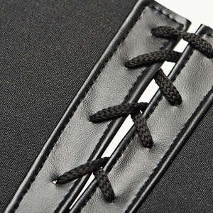 ราคาขายส่ง RTS คุณภาพสูง ผลิตตามสั่ง ที่ป้องกันขาหนีบหนัง PU นุ่มแบบมืออาชีพ สินค้ามาใหม่ ราคาถูก สำหรับการฝึกซ้อม AI-GG-26 - Product Image 4