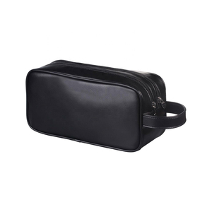 Minimalist Leather Toiletry <b>Bag</b> Rectangle Shape Portable <b>Storage</b> <b>Bag</b> for Travel and Daily Use - Product Image 6