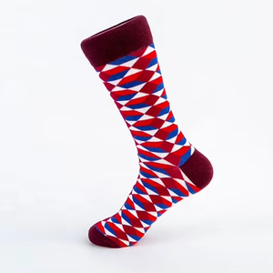 Chaussettes de sport en coton personnalisées en gros, chaussettes imprimées sur mesure, chaussettes avec logo OEM ODM, fournisseur en gros, chaussettes respirantes et confortables - Product Image 2