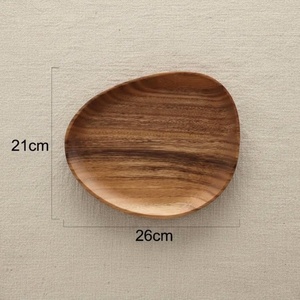 Plateau de service en bois d'acacia - Plateau de cuisine de luxe fait main, écologique, de qualité alimentaire, en stock - Product Image 6