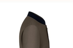 Blazer con Cuello Mao para Uniforme de Personal de Hotel en Gris Marino - Product Image 2