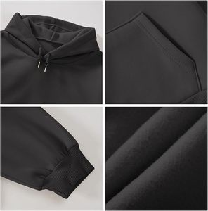 Sudadera con Capucha ROMEO INDUSTRY para Mujer, Estilo Y2K, con Bolsillos, Mezcla de Algodón, Suave, Cómoda, Transpirable, Informal, Otoño/Invierno - Product Image 6