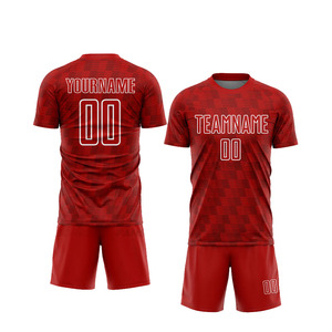 Tenue de football personnalisée pour homme, uniforme de sport respirant, maillot et short d'extérieur, impression couleur, nom de l'équipe avec logo personnalisé - Product Image 3