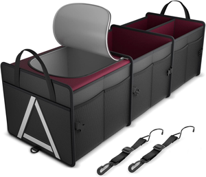 Organizador de Maletero para Auto OEM con Bolsa Refrigerante Aislante Premium, Organizador de Almacenamiento Plegable Resistente para Auto, SUV, Camioneta o Furgoneta - Product Image 2