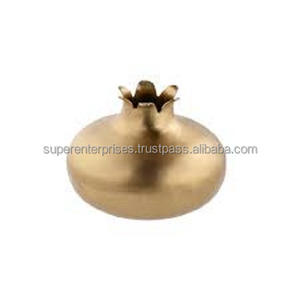 Custom Shape and Design Brass Metal Desktop Flower <b>Vase</b> Stylish Luxury Brass Planters Unique Wholesale Best Quality Flower <b>Vases</b> - Product Image 5