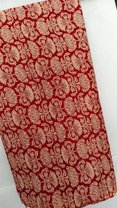 Vestido de Algodón 100% Ligero, Transpirable y Ecológico con Estampado Floral Rojo Hecho a Mano para Mujer y Niña, Éxito de Ventas 2026 - Product Image 2