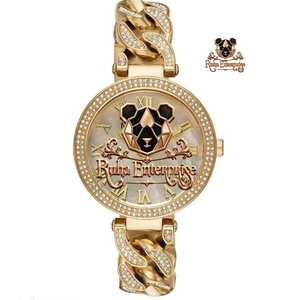 Montre entièrement sertie de diamants Moissanite VVS, mouvement automatique, montre-bracelet faite à la main - Product Image 3