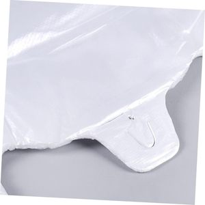 Heavy-duty <b>Transparent</b> Carry-out T-shirt <b>Bags</b> Eco-friendly Plastic Shopping <b>Bags</b> for Groceries Clothes and Retail - Product Image 2