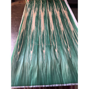 Papel Washi con Diseño de Hinoki Teñido en Verde Patentado, Revestimiento No Tejido, Acabado Texturizado Flexible, Lámina de Chapa, Instalación Sin Pegamento - Product Image 3