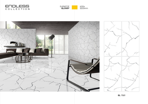Azulejos de Lujo de Primera Calidad, 600x1200mm, Acabado Pulido, Textura de Piedra, Resistentes al Desgaste, Losas de Porcelana Económicas para Paredes - Product Image 1