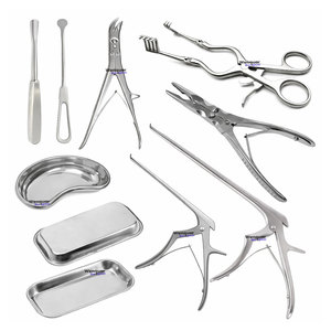 Ensemble d'instruments chirurgicaux manuels en acier inoxydable pour chirurgie spinale, 9 pièces, kit chirurgical pour laminectomie lombaire - Product Image 1
