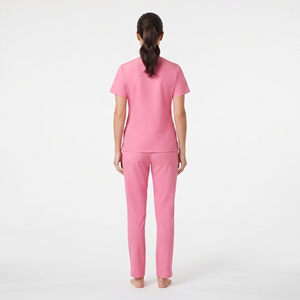 Uniforme Médico Profesional para Enfermeras, Cuello en V, Manga Corta, Conjunto de Blusa y Pantalones, Ropa de Trabajo para Hospital - Product Image 6