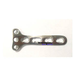 Plaque en T orthopédique vétérinaire OEM de 3,5 mm, petit format, pour fixation osseuse chirurgicale, implant, fourni par l'usine Wenquar Instruments - Product Image 1
