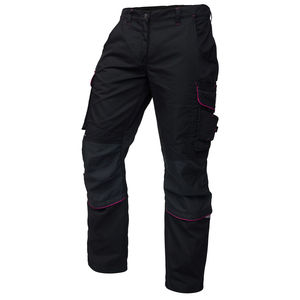 Pantalon de travail de sécurité haute visibilité en coton respirant et réfléchissant pour la construction - Product Image 2