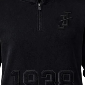 เสื้อสเวตเตอร์ถักสีดำปี 1938 แบบซิป ¼  สำหรับทุกเพศ สวมใส่สบาย แขนยาว อุ่น แฟชั่นทันสมัย เหมาะสำหรับกิจกรรมกลางแจ้งและสตรีทแวร์ - Product Image 6