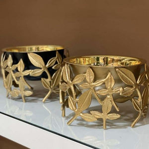 Juego de Regalo de 5 Tazones de Cerámica Hechos a Mano, Estilo Musulmán, Dorados, Ecológicos, Multifuncionales, para Servir en la Cocina, Ramadán - Product Image 6