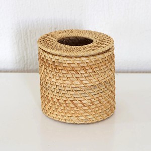 Bathroom Decoration <b>Kitchen</b> Accessories Tissue Box Holder Round <b>Paper</b> Roll Cover Boxes Customized logo Accept - Product Image 1