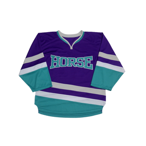 Maillot de hockey sur glace personnalisé, directement de l'usine, avec tissu en maille premium, graphismes sublimés, noms et numéros brodés en twill. - Product Image 4