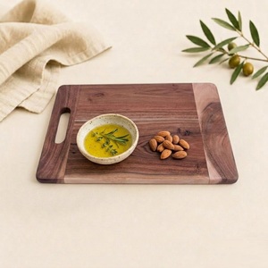 Tabla de cortar de madera de acacia sostenible de primera calidad, bloque de madera maciza duradero para cortar carne y verduras en la cocina a bajo precio. - Product Image 5