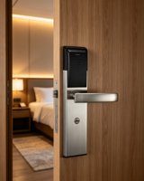 Sistema de Cerradura de Puerta RFID para Hotel, Cerradura Electrónica Inteligente con Control por Aplicación Bluetooth para Habitaciones
