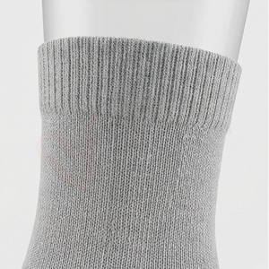 Men's Crew <b>Socks</b> Solid Color Knitted 5 <b>Toe</b> Breathable Cotton Daily Wear Spring Style - Product Image 4