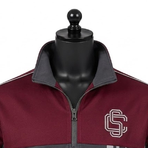 Premium Lightweight <b>Track</b> <b>Jacket</b> Oem Odm Factory Price High Quality Breathable Comfortable School Athletic Wear Supplier - Product Image 3