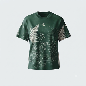 Women's Brown <b>Star</b> Print Crew Neck T-<b>Shirt</b> Regular Fit Short Sleeve Casual Jersey Knitted 100% Organic Cotton Breathable Quick - Product Image 4