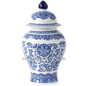 Vase décoratif en céramique noir et or de luxe léger, style général, pour temple - Product Image 4