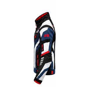 Vestes moto softshell longues pour hommes, motif intégral, fermeture éclair sur le devant, logo, en vente à bas prix - Product Image 3