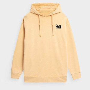 Sweat à capuche en coton doux délavé à l'acide, qualité supérieure, style tendance, fabrication en usine - Product Image 1