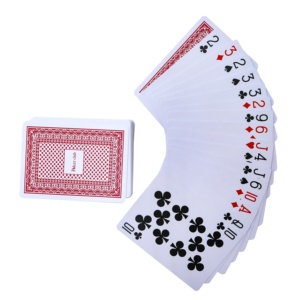 Logo personalizzato impermeabile pubblicità carte da gioco nero Core gioco di stampa di carta per uso familiare - Product Image 3