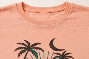 Camisetas de Manga Corta para Mujer, Corte Ajustado, 100% Algodón, Estampadas, Largo Regular - Product Image 4