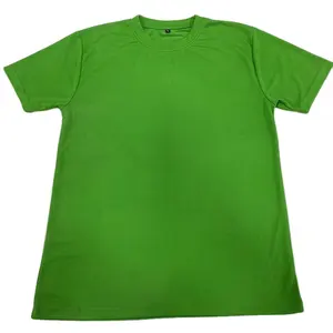 100% Polyester Heren T-Shirts Blank Geborduurd Hoge Kwaliteit Polyester Mannen Hoeveelheid Custom T-Shirts Fabrikant En Groothandel