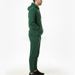Ensemble de survêtement pour homme Winter Streetwear - Léger, 100% coton, couleur unie, pour les voyages et les activités décontractées - Product Image 3